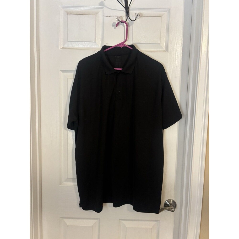Amazon Essentials Men's  Black Polo 2XL. Polo, Golf, Preppy, Football, Dates
